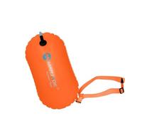 hindraem Portable Inflatable Swim Buoy Tow Float Convenient Device for Water Sport, Orange