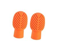hindraem Premium Silent Drum Head Drumstick Dampeners Quiet Practice Tips All Percussion Players Which Is Soft And Provides Percussion And Durability For Long, Orange, 17x32mm
