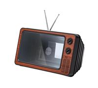 hindraem Unique Phone Holder Featuring 11 Screen Magnifying Retro TV Blue Light Filter Stable Stand Comfort For Everyday Users 11 Screen Magnifying For Cell