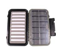 hindraem Waterproof Fishing Tackle Box Fly Fishing Lure Organizer Easy