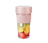 hindraem Wireless Mini Smoothie Blender Electric Juicer Machine Cup Usb Rechargeable Portable Juicer Crafting Delicious Drinks Mixer Fruit Juice Maker Can Enjoy Fresh E-liquid Anytime, pink
