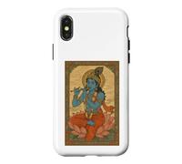 Hindu Artwork Krishna Flute Hinduism Case for iPhone X/XS
