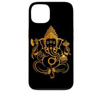 Hindu Ganesha Puja Elephant God India Meditation Yoga Murti Case for iPhone 13