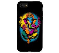 Hindu Ganesha Puja Elephant God India Meditation Yoga Murti Case for iPhone SE (2020) / 7 / 8