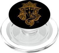 Hindu Ganesha Puja Elephant God India Meditation Yoga Murti PopSockets PopGrip for MagSafe