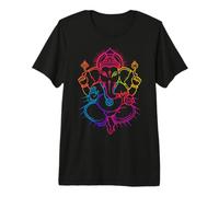 Hindu Ganesha Puja Elephant God India Meditation Yoga Murti Premium T-Shirt