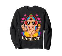 Hindu Ganesha Puja Elephant God India Meditation Yoga Murti Sweatshirt