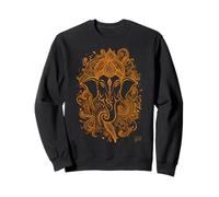 Hindu Ganesha Puja Elephant God India Meditation Yoga Murti Sweatshirt