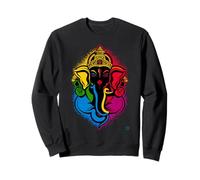 Hindu Ganesha Puja Elephant God India Meditation Yoga Murti Sweatshirt