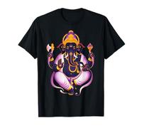 Hindu Ganesha Puja Elephant God India Meditation Yoga Murti T-Shirt