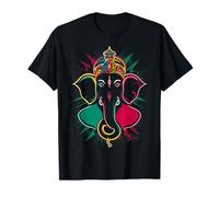 Hindu Ganesha Puja Elephant God India Meditation Yoga Murti T-Shirt