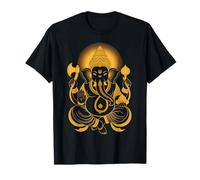 Hindu Ganesha Puja Elephant God India Meditation Yoga Murti T-Shirt