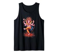 Hindu Ganesha Puja Elephant God India Meditation Yoga Murti Tank Top