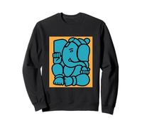 Hindu Ganesha Puja Elephant God Yoga Meditation Minimalist Sweatshirt