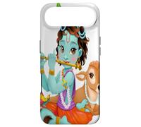 Hindu god Lord Shri Krishna with a Cow and a Bird Case for iPhone Air