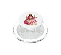 Hindu Goddess Saraswati Indian Lotuses Art PopSockets PopGrip for MagSafe