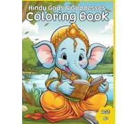 Hindu Gods and Goddesses Coloring Book: Indian Gods Coloring Book for Kids