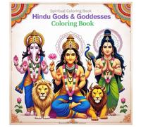 Hindu Gods & Goddesses Coloring Book: Spiritual Coloring Book
