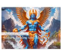 Hindu mythology - gods, heroes and monsters UK-Version (Wall Calendar 2026 DIN A3 Landscape), CALVENDO 12 Month Wall Calendar