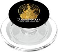 Hindu Shirts Hinduism Diwali Festival Gods Goddess Saraswati PopSockets PopGrip for MagSafe