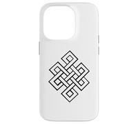 Hinduism Buddhism Tibetan Endless Eternal Knot Case for iPhone 14 Pro