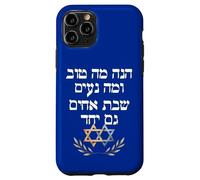 Hinei ma tov uma na’im, shevet achim gam yachad PS 133:1 Case for iPhone 11 Pro