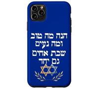 Hinei ma tov uma na’im, shevet achim gam yachad PS 133:1 Case for iPhone 11 Pro Max