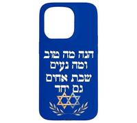 Hinei ma tov uma na’im, shevet achim gam yachad PS 133:1 Case for iPhone 15 Pro