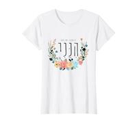 Hineni Hebrew Here I Am Isaiah 6:8 Send Me Floral Watercolor T-Shirt