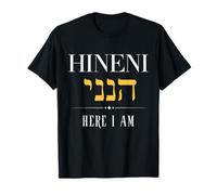 Hineni Here I Am Baruch Hashem in Hebrew T-Shirt