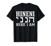 Hineni Here I Am Christians Hebrew Word T-Shirt