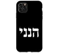 Hineni Here I Am Hebrew Bible Verse - Jewish Christian Faith Case for iPhone 11 Pro Max