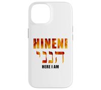 HINENI Here I Am - Hebrew Christian Faith Biblical Case for iPhone 14