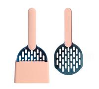 HINFHI 1 Piece Cat Litter Shovel With Base And 1 Piece Replacement Shovel, Plastic Cleaning Shovel, Pet Supplies, Cat Litter Cleaning Tools.