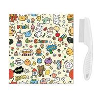 HINFHI 1 Piece Of Cat Wrapping Cloth And 1 Piece Of Pet Comb, Cat Fixing Tools, Pet Care Supplies, Cat Beauty Accessories.