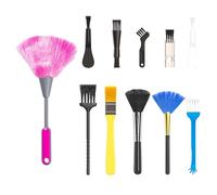 HINFHI 11 Pieces Of Multi-Function Dust Removal Brush, Portable Cleaning Brush, Computer Dust Removal Brush, Keyboard Cleaning Brush, Cleaning Supplies.