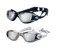 HINFHI 2 Pieces Of Anti-Fog Swimming Glasses, Swimming Equipment, Water Sports Supplies, Adjustable Swimming Goggles, Goggles.