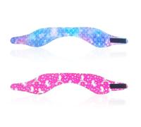 HINFHI 2 Pieces Of Children'S Swimming Headband, Waterproof Ear Protection Headband, Swimming Equipment, Adjustable Elastic Headband.