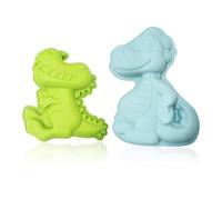 HINFHI 2 Pieces Silicone Dinosaur Mold, Baking Mold, Kitchen Tools, Creative Cartoon Mold, Dessert Making.
