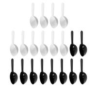 HINFHI 20 Pieces of Coffee Bean Plastic Measuring Spoon, 7g Dose, Multi-functional Outdoor Convenient, Reusable, Kitchen Baking Mixing Spoon