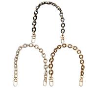 HINFHI 3-Piece Metal Bag Chain, Women'S Bag Accessories, Simple And Versatile Shoulder Straps, Bag Shoulder Strap Replacement.