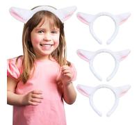 HINFHI 3 Pieces Of Lamb Ear Headband, Cute Plush Dazed, Interesting Play Props, Creative Face Washing Accessories, And Clothing Accessories.