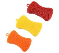 HINFHI 3 Pieces Silicone Dishwashing Brush, Durable Cleaning Brush, Multi-Function Cleaning Brush, Kitchen Tools, Tableware Cleaning Accessories.