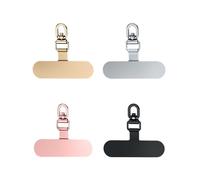 HINFHI 4 Pieces Of Metal Gasket, 360° Rotating Gasket, Mobile Phone Lanyard Accessories, Lanyard Connection Buckle.