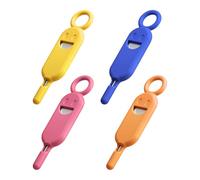 HINFHI 4 Pieces Of Silicone Card Pickup Needle Storage Sleeve, Anti-Loss Card Pickup Needle Sleeve, Portable Card Pickup Needle Sleeve, Sim Card Accessories.