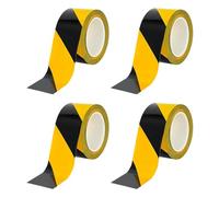 HINFHI 4 Rolls Of Floor Marking Tape, Warning Tape, And Waterproof Tape, Suitable For Industrial, Office, And Public Places.