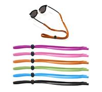 HINFHI 6-Piece Glasses Rope, Elastic Glasses Strap, Sports Glasses Accessories, Adjustable Lanyard.