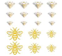 HINFHI 6 Pieces Of Bee Decoration And 1 Set Of Bee Stickers, Home Accessories, Creative Cute Decorations, Which Can Be Decorated With The Courtyard, Living Room, Kitchen.