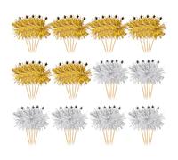 HINFHI 60 Firework Styling Plug-Ins, Creative Cake Plug-Ins, Cake Decorations, Shiny Decoration Plug-Ins.