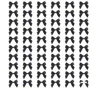 HINFHI 60 Pieces Of Satin Bow, Self-Adhesive Bow, Gift Packaging Supplies, Simple And Versatile Decorations.